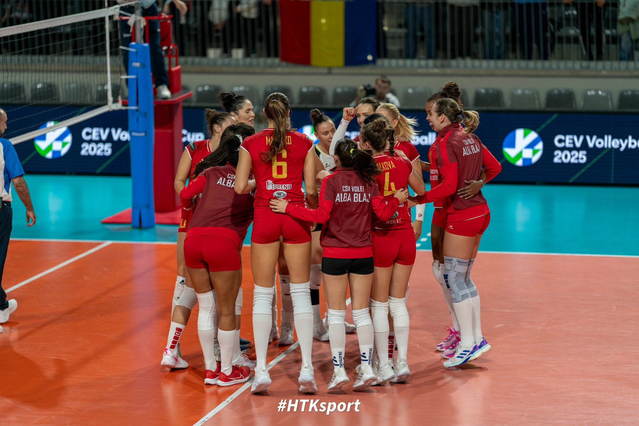 Volei Alba Blaj, ca și calificată &icirc;n optimile CEV Cup! Victorie lejeră, după doar o oră de joc